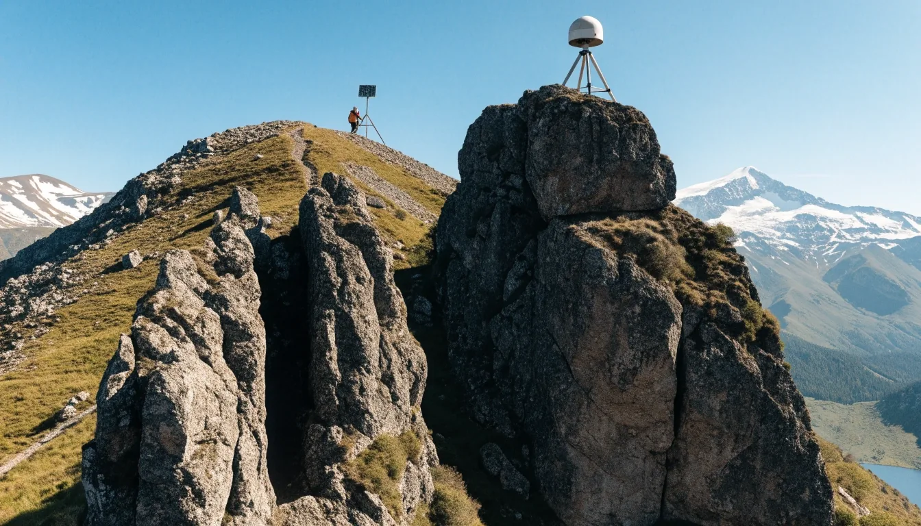 Mesa de trabajo con un atlas cerrado junto a una ventana de piedra en Madrid